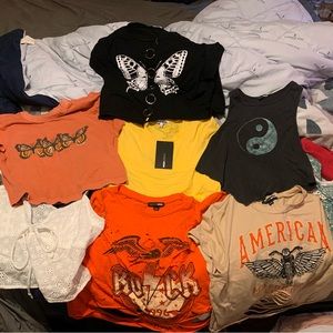 7 Crop tops all Fashion Nova 💓